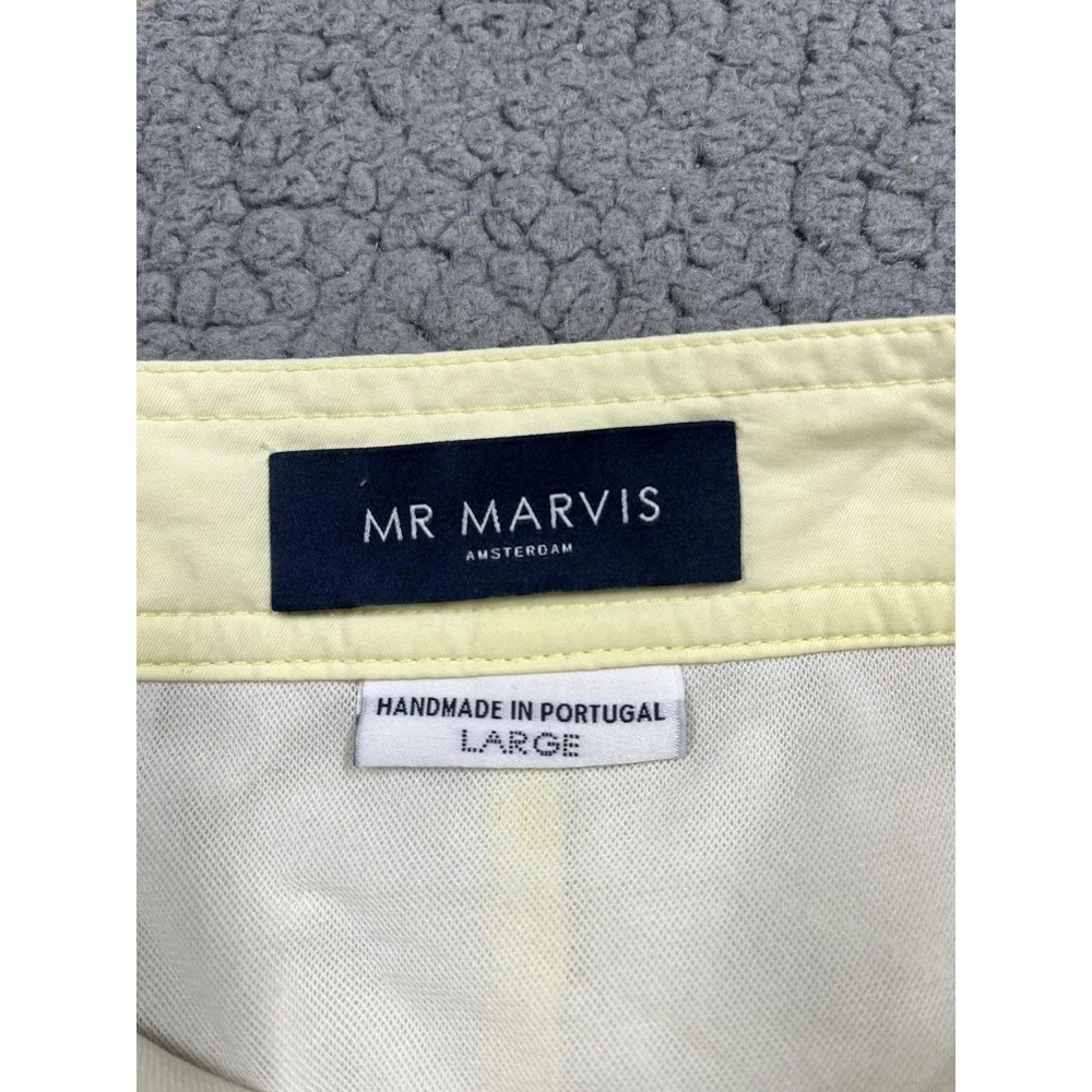 MR MARVIS Swim Shorts Mens Large Yellow The Limoncello Mesh Lined Drawstring